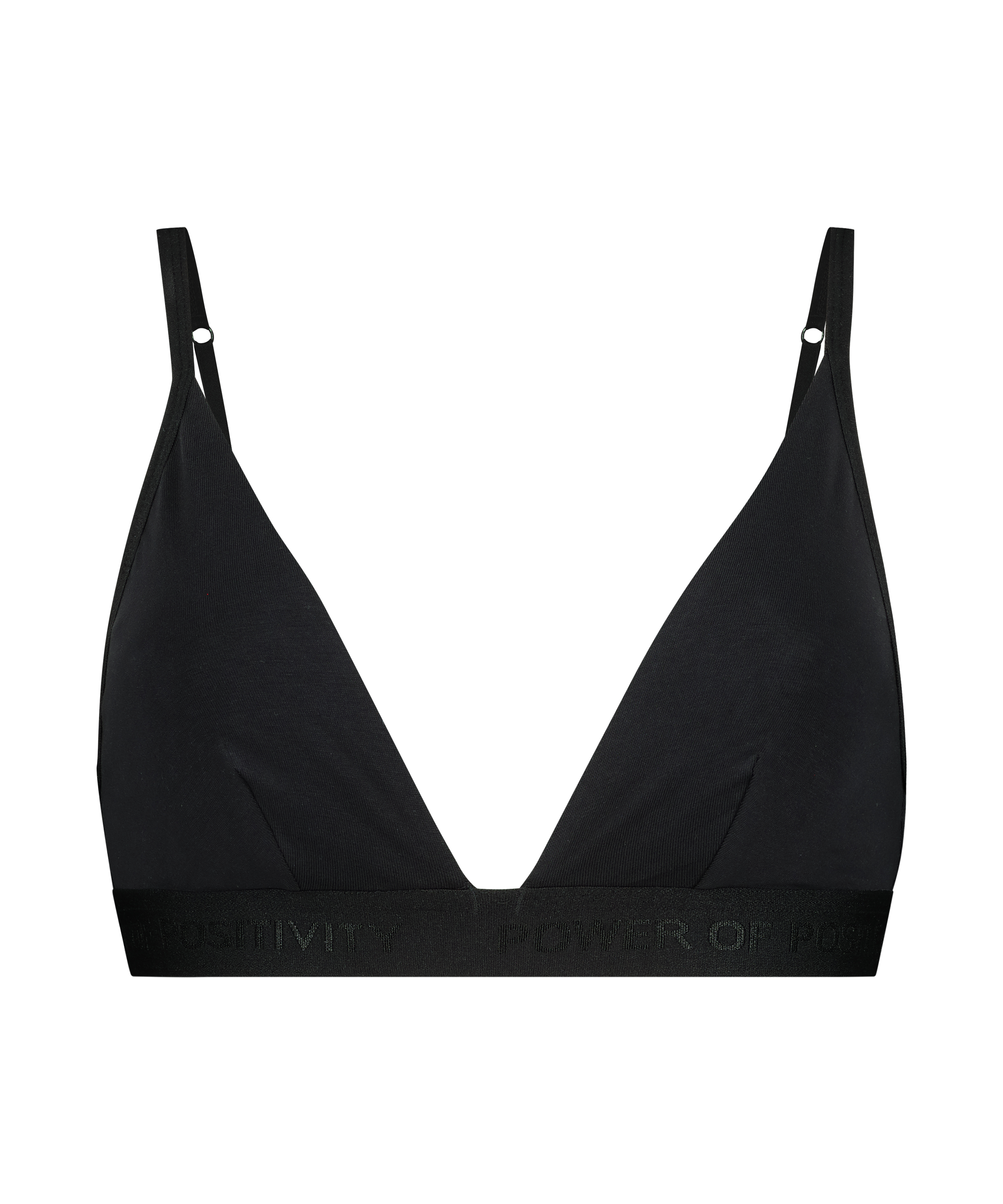 Cutie Triangle Bralette, Black, main