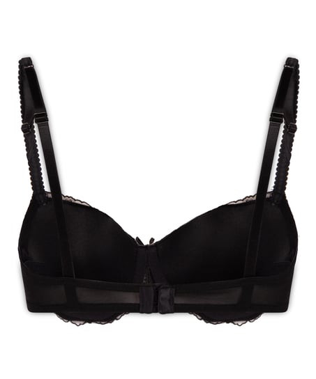 Chloe Padded Underwired Bra, Black