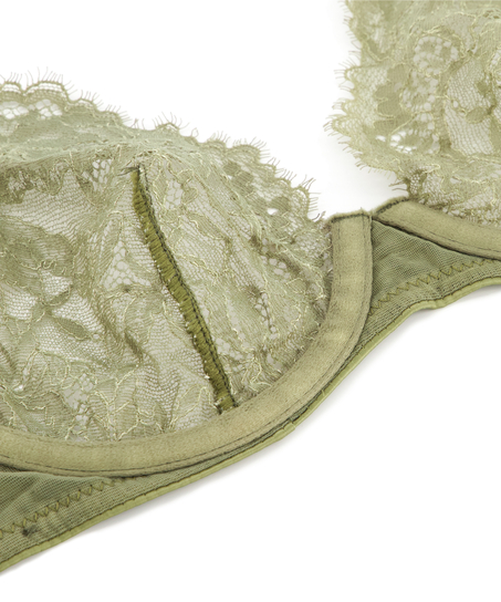 Cecile Non-Padded Underwired Bra, Green