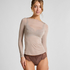 super soft Boatneck Shirt with Cashmere, Gray