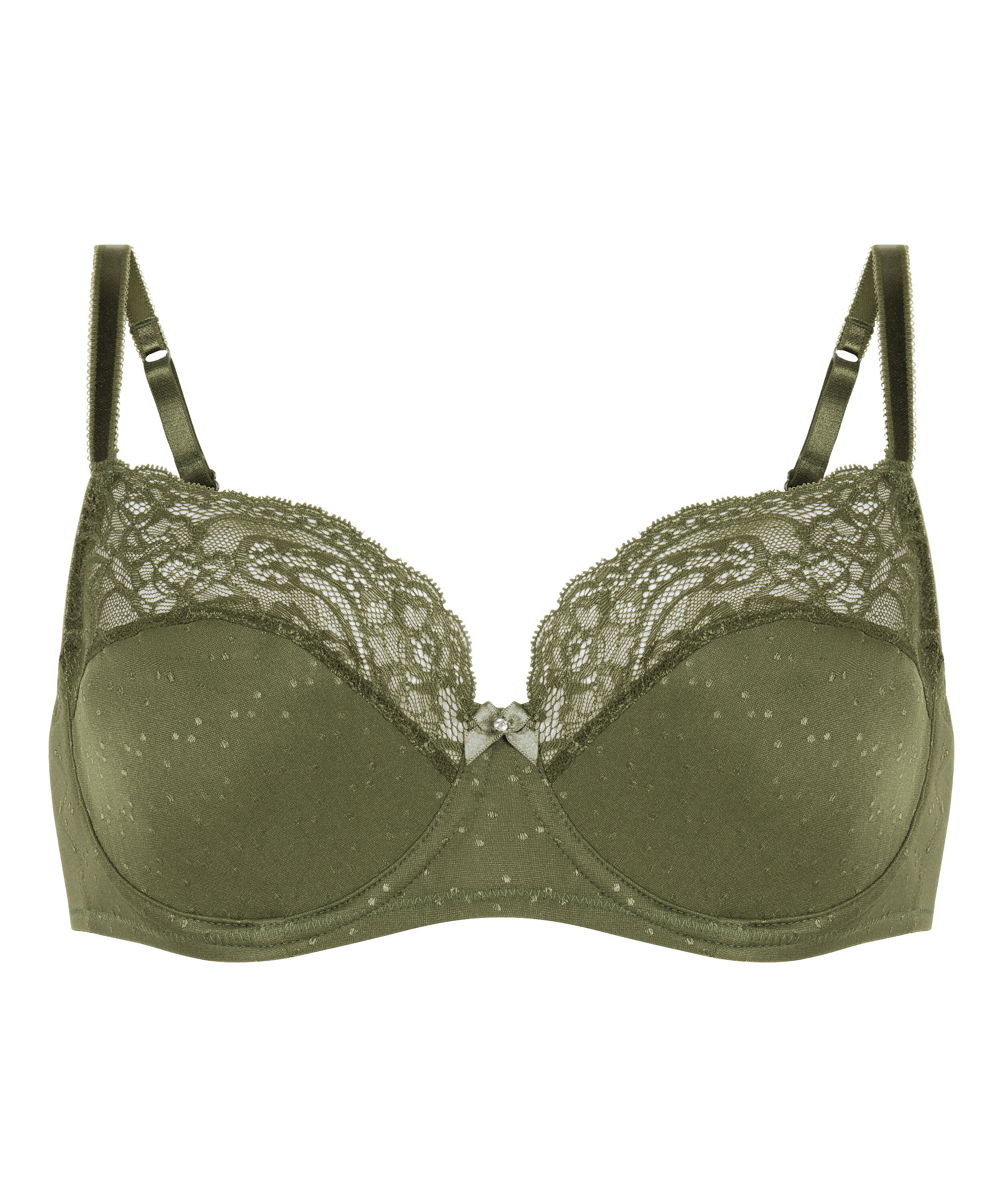 Sophie Non-Padded Underwired Bra, Green