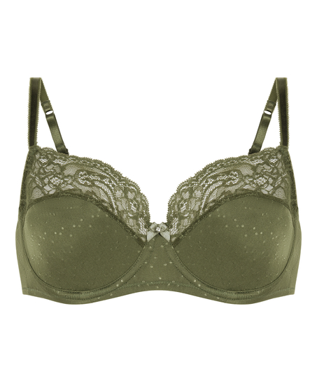 Sophie Non-Padded Underwired Bra, Green