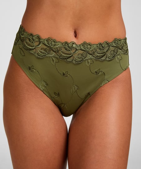 Diva High Knickers, Green