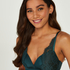 Alexa Padded No-Wire Bra, Green