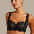 Chalice Non-Padded Underwired Bra, Black