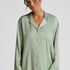 Ayla Satin Long-Sleeved Jacket, Green