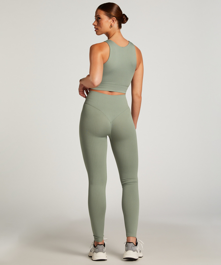 HKMX Seamless Sports Bra, Green
