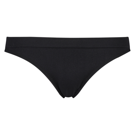 Seamless high leg brazilian, Black