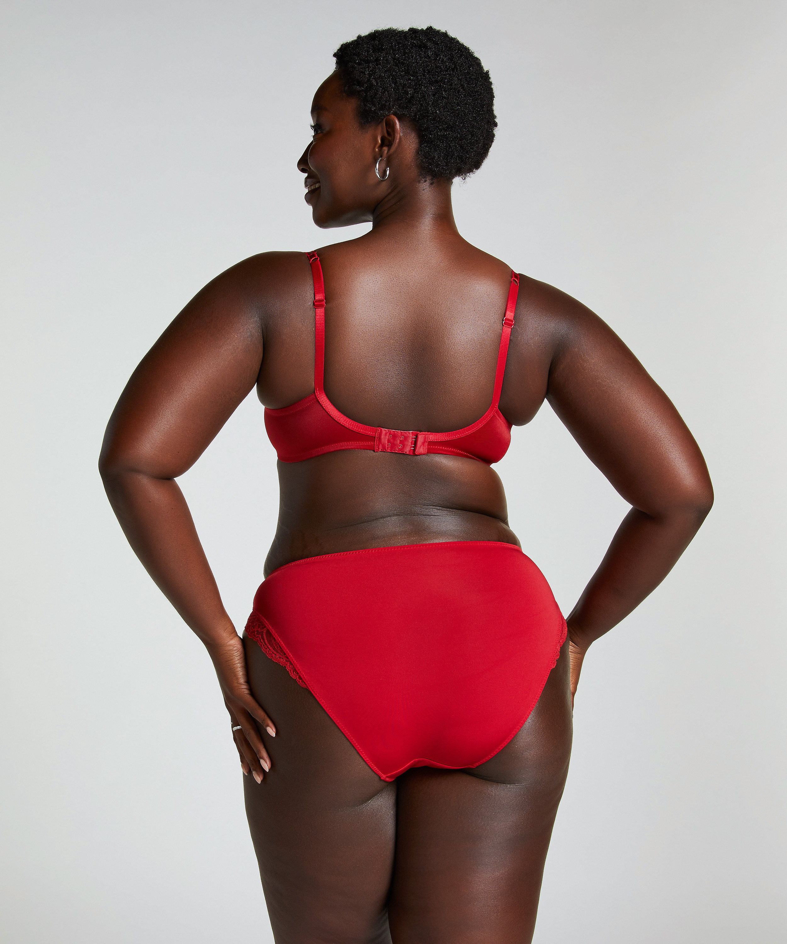Sophie Non-Padded Underwired Bra, Red, main