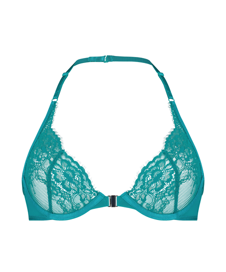 Jewel Non-Padded Underwired Bra, Green