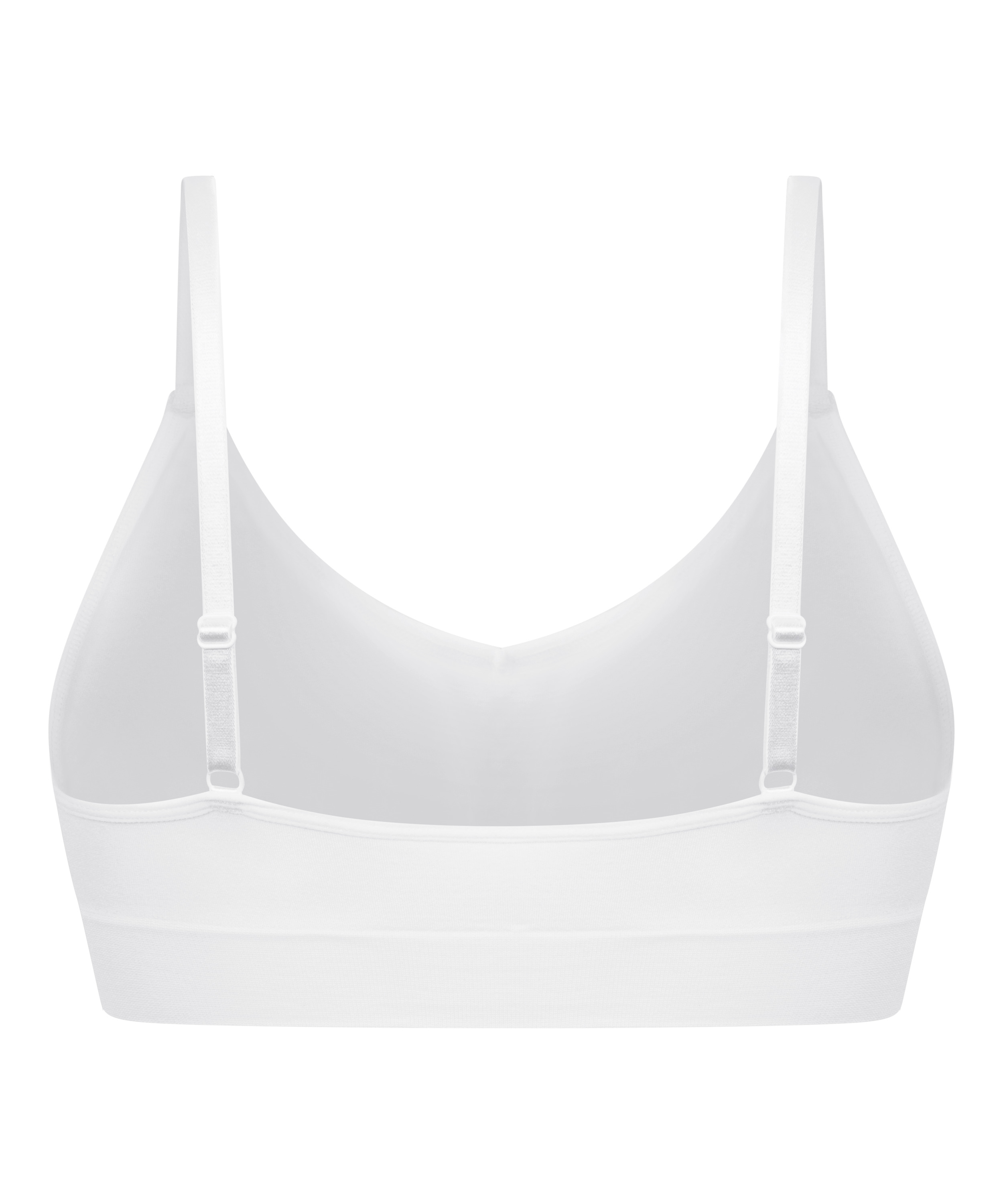 Dide Triangle Bralette, White, main