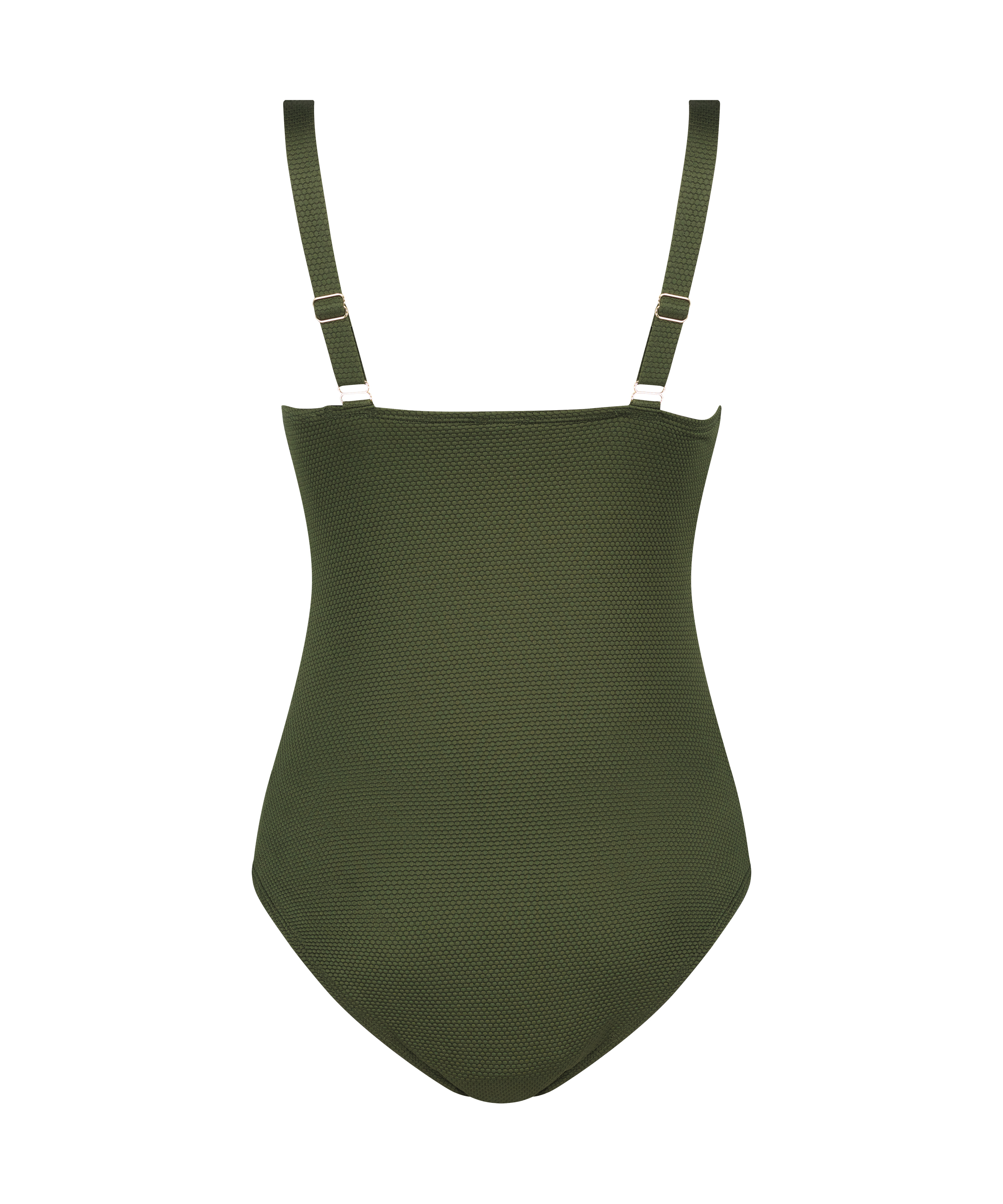 Scallop swimsuit, Green, main