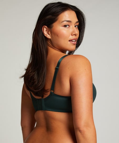 Nina Non-Padded Underwired Minimizer Bra, Green