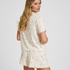 Pyjama Short Pointelle, White