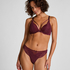 Isadora Padded Underwired Push-Up Bra, Red