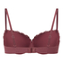 Lola Padded Underwired Bra, Purple