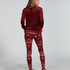 Pyjamaset with Bag, Red