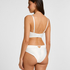 Highleg Brazilian Millie, White