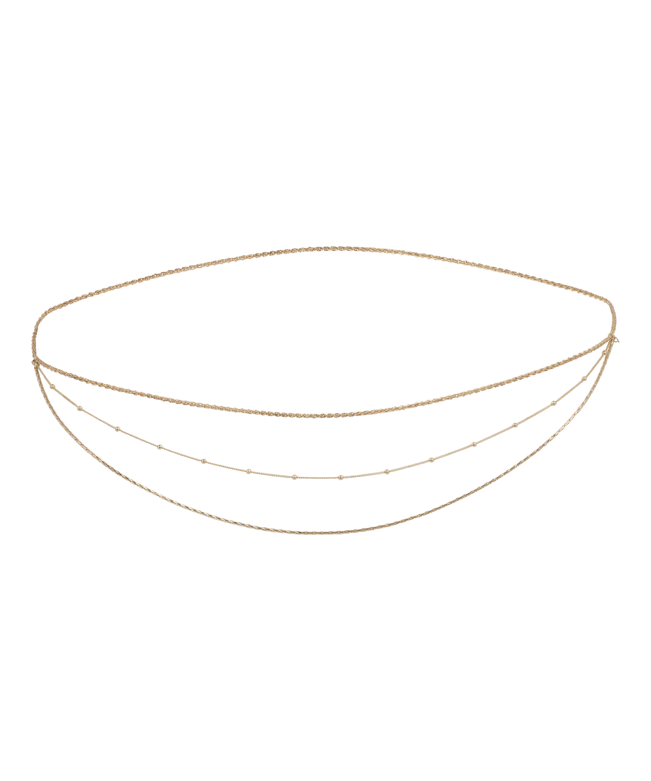 Pearl Hip Chain, Yellow