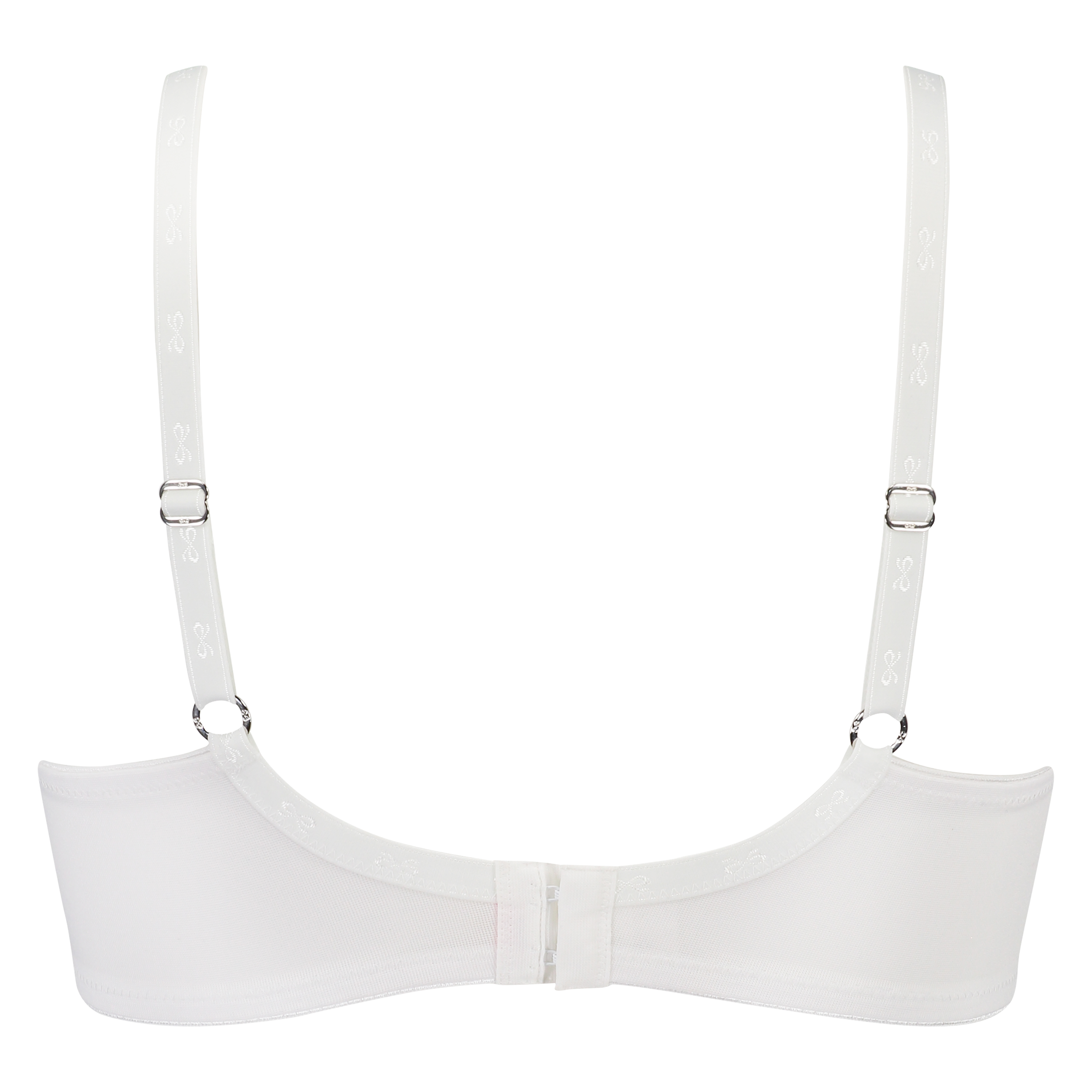 Non-Padded Underwired Minimizer Bra, White, main