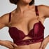 Marjolein Padded Underwired Longline Bra, Red