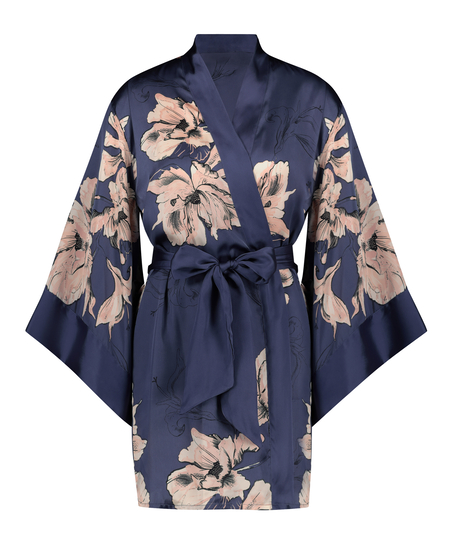 Bloom Satin Kimono for €15 - Noir Collection - Hunkemöller