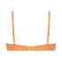 Plunge Padded Underwired Bra, Orange