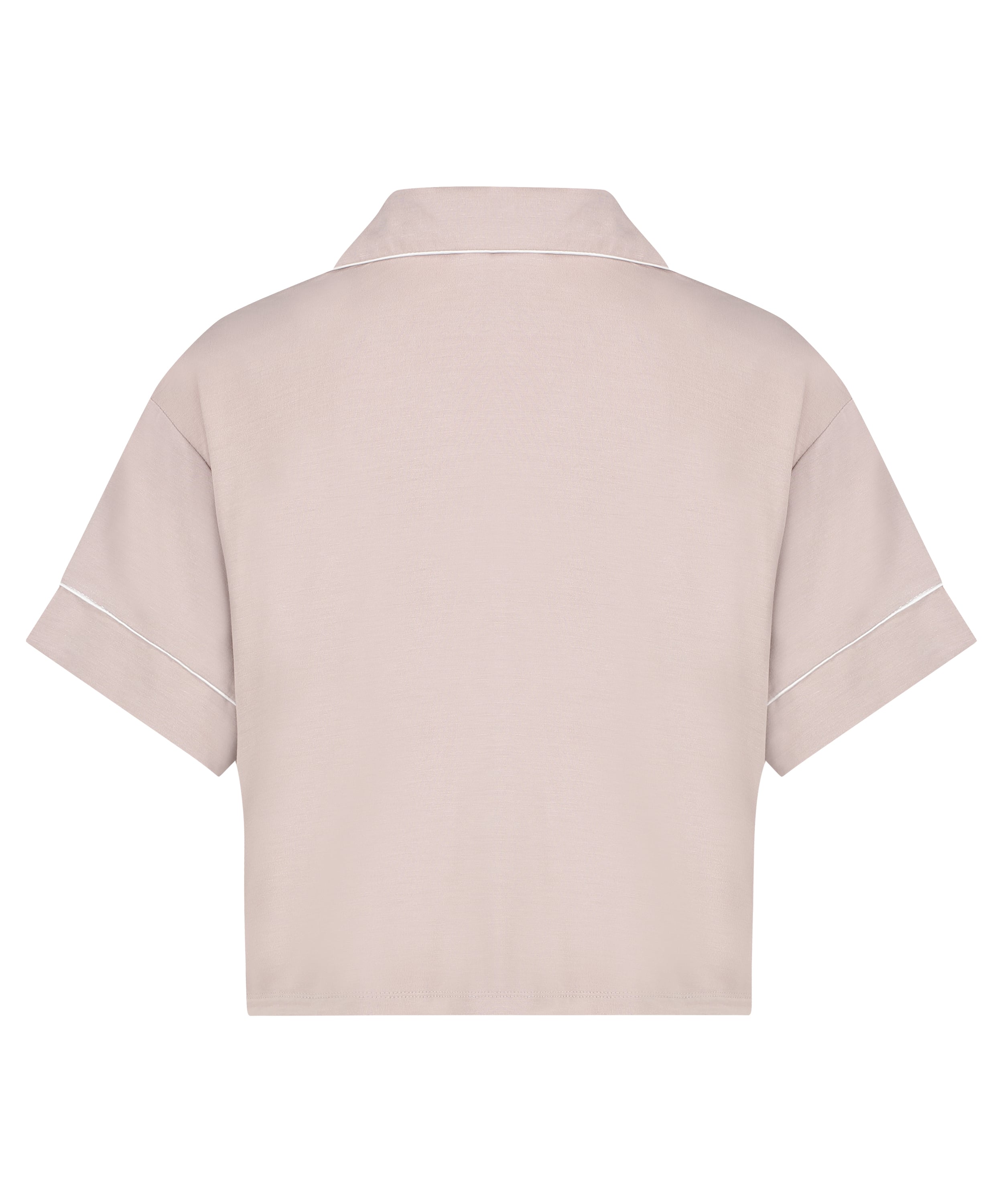 Essential Jersey Short-Sleeved Jacket, Beige, main