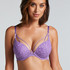Daisy Padded Underwired Maximizer Bra, Purple
