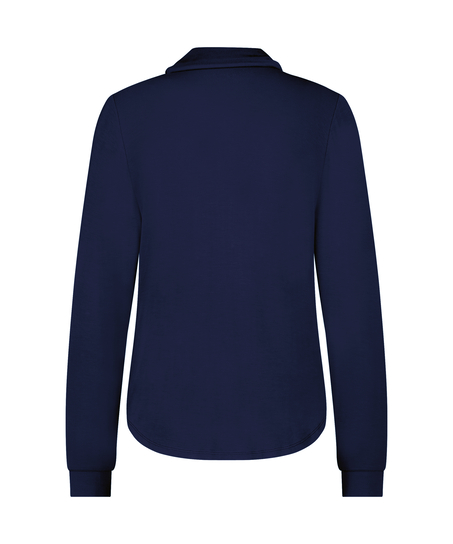 Essential Jersey Long-Sleeved Jacket, Blue