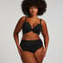 Scallop Rio Bikini Bottoms, Black