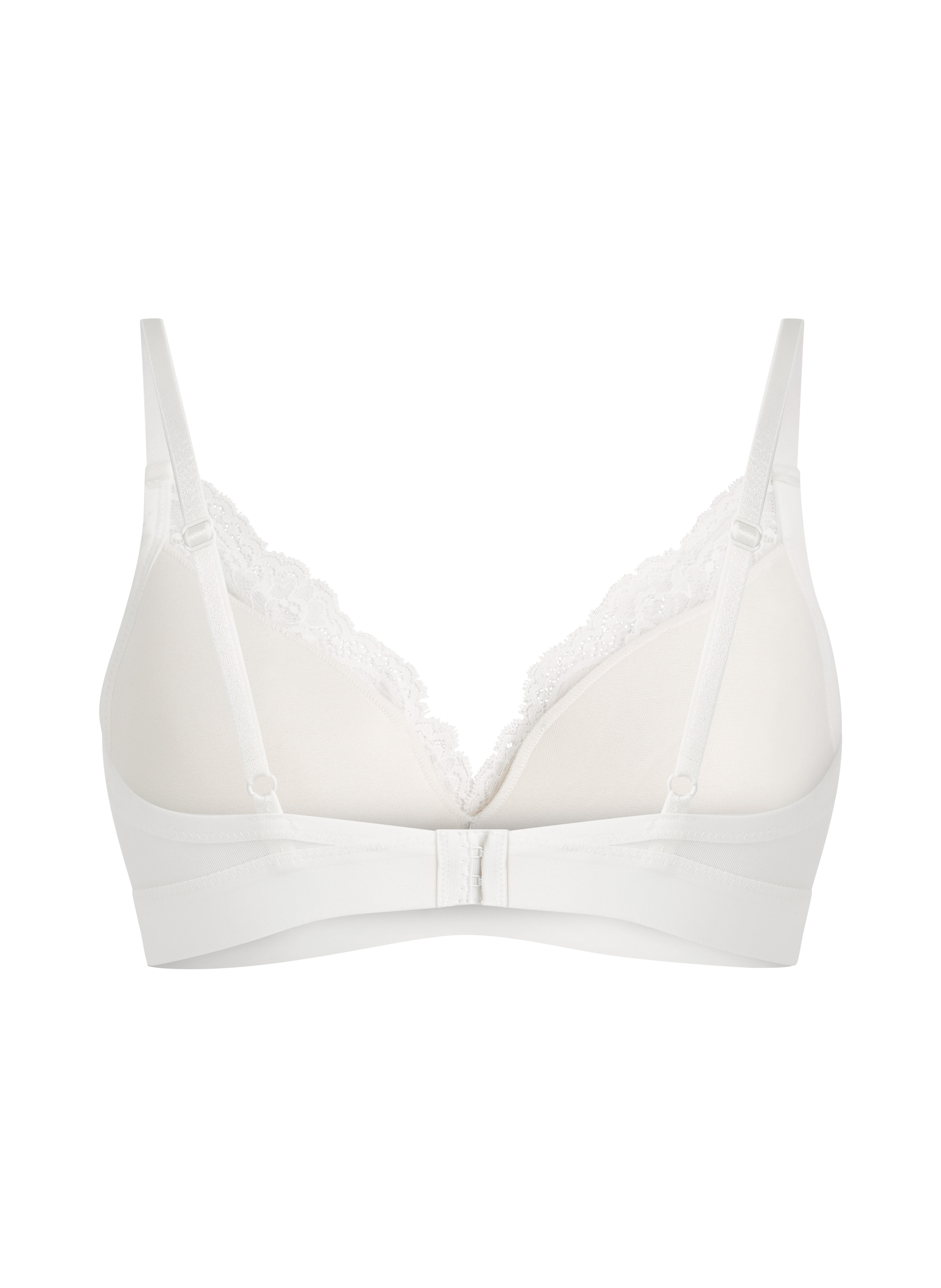 Sophie Padded Non-Underwired Bra, White, main