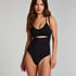 Seamless Enhancing High Waisted Thong, Black