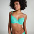 Marine Non-Padded Underwired Bra, Green