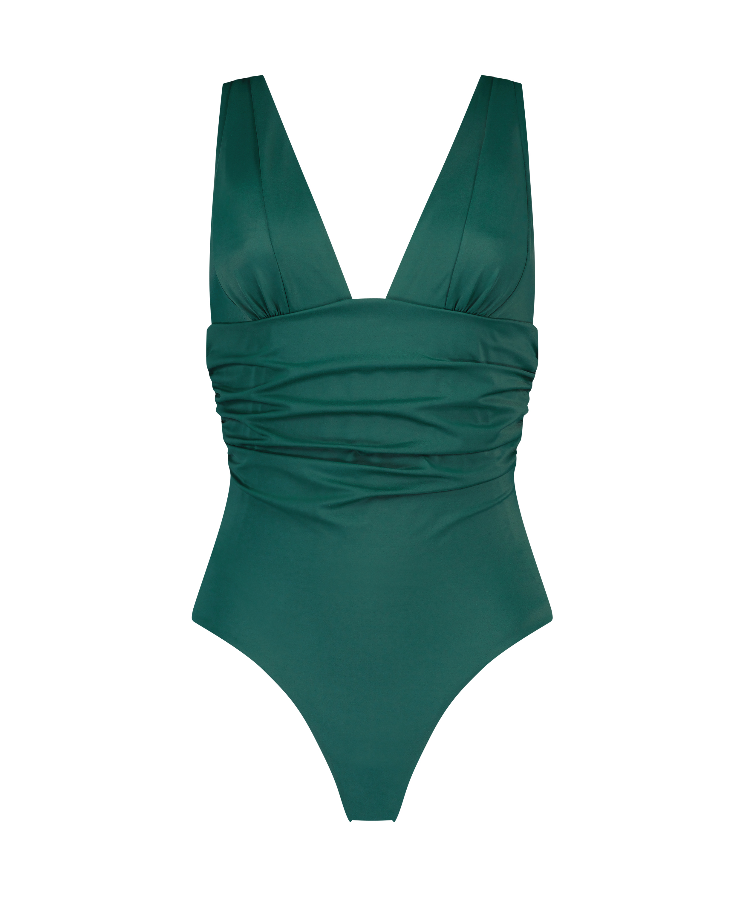 Luxe Shaping Swimsuit, Green, main
