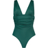 Luxe Shaping Swimsuit, Green