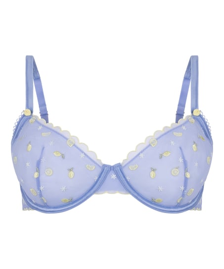 Non-Padded Underwired Bra Harriet, Blue