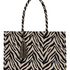 Tote Bag Zebra, Black