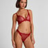 Cordelie Highleg Thong, Red