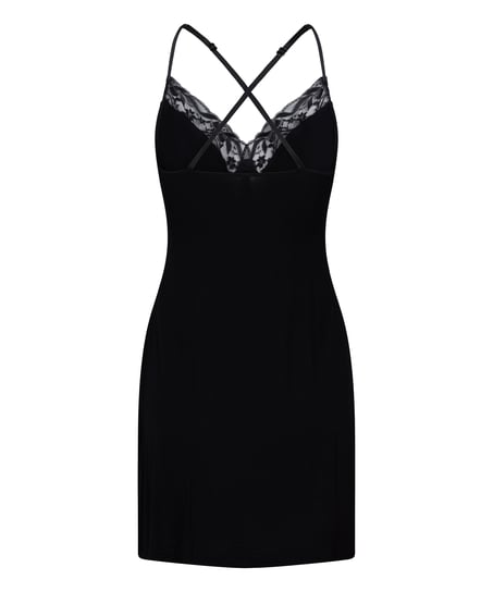 Jersey Slipdress, Black