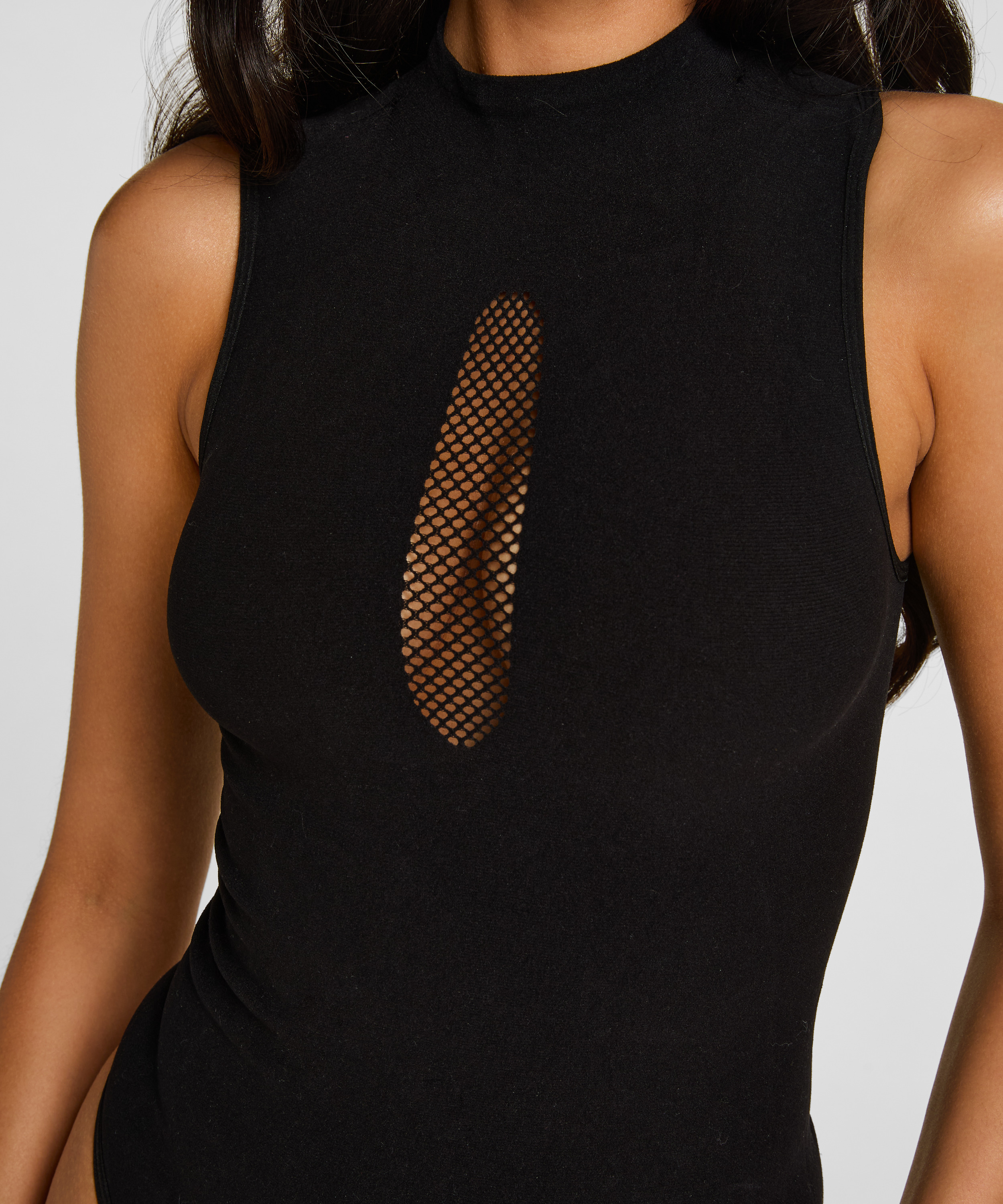 Fishnet Body, Black, main