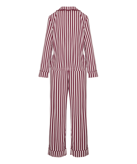 Pyjama Set Poplin Ruffle, Pink