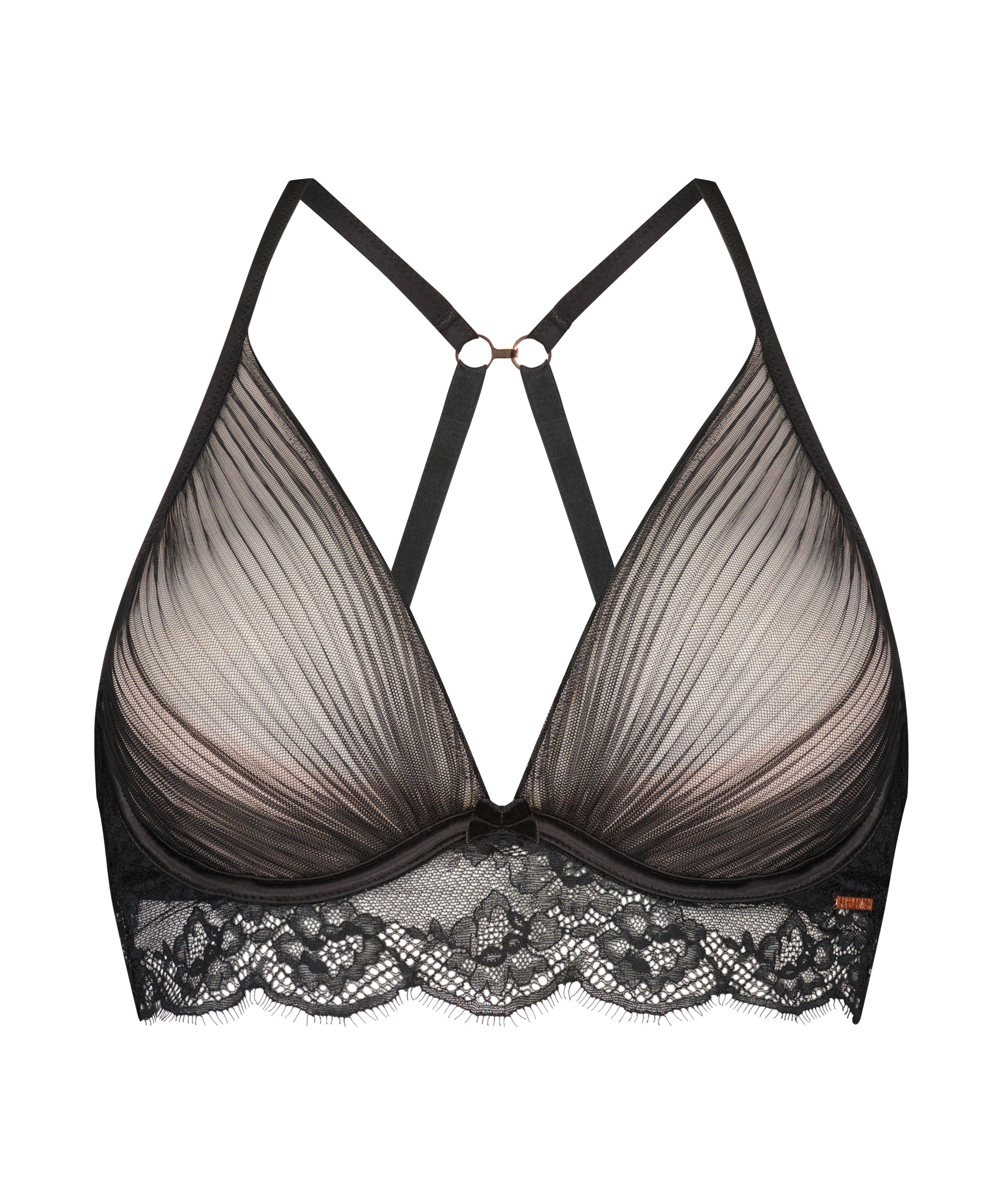 Elissa Non-Padded Underwired Bra Lucy Hale, Black, main