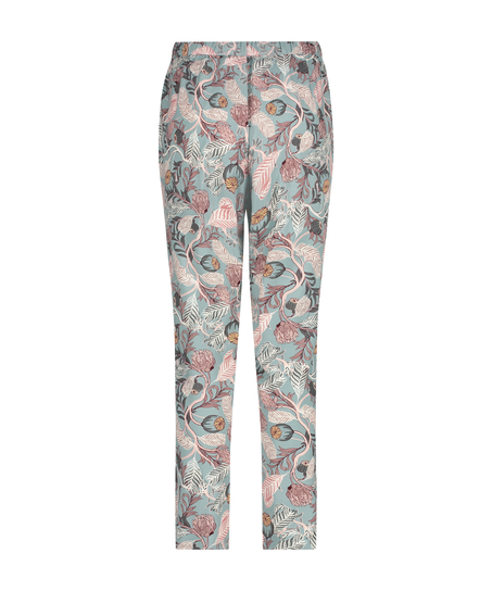 woven tapered Pyjama Pants, Gray