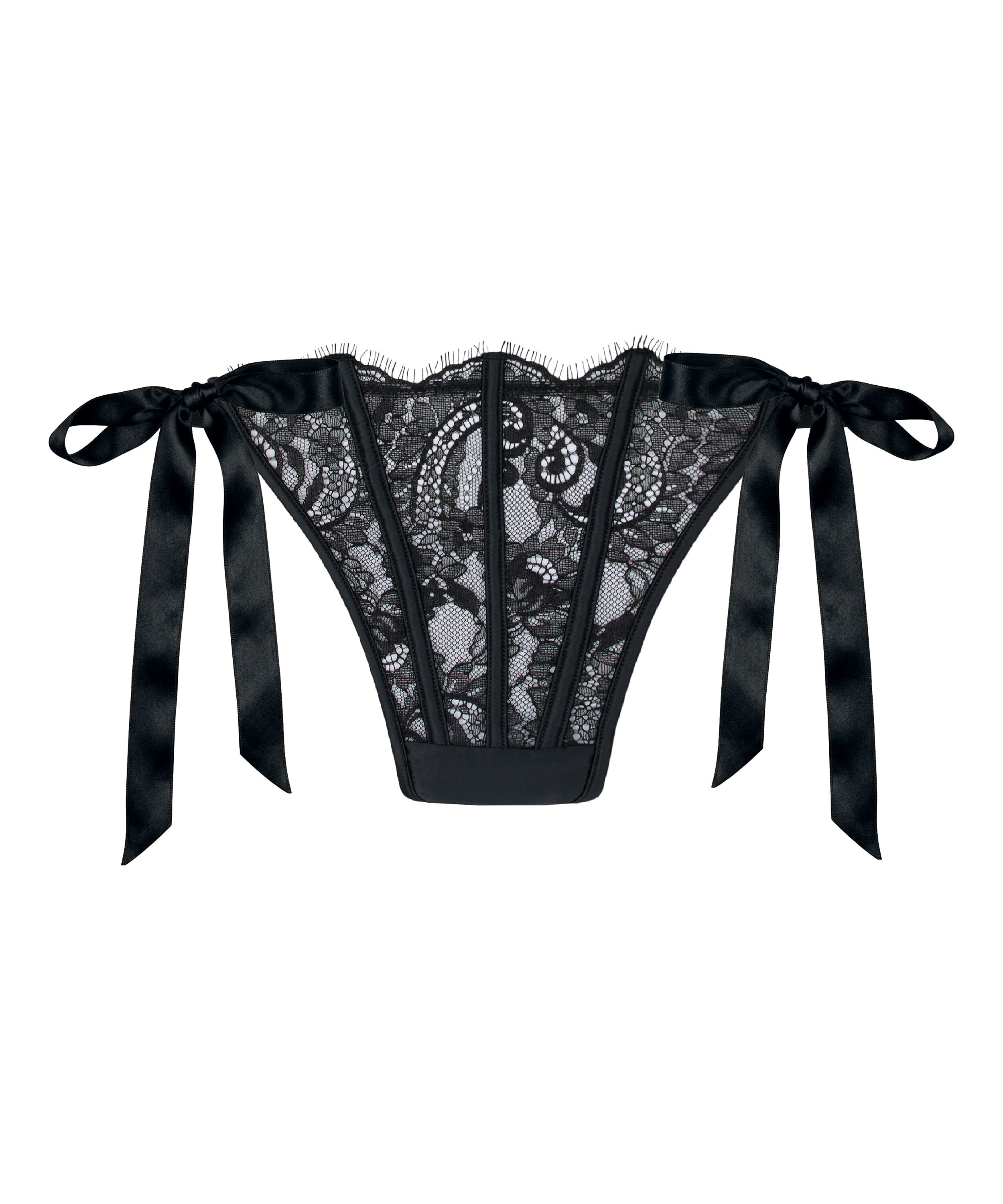 Highleg Thong Sylvia, Black