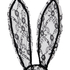 Bunny Lace Headband, Black
