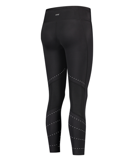 HKMX Run Baby Run Regular Waist Leggings, Black