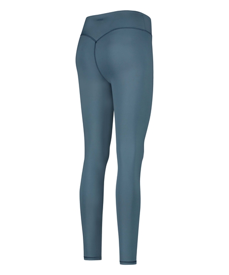 HKMX Crossed High Waisted Leggings, Blue