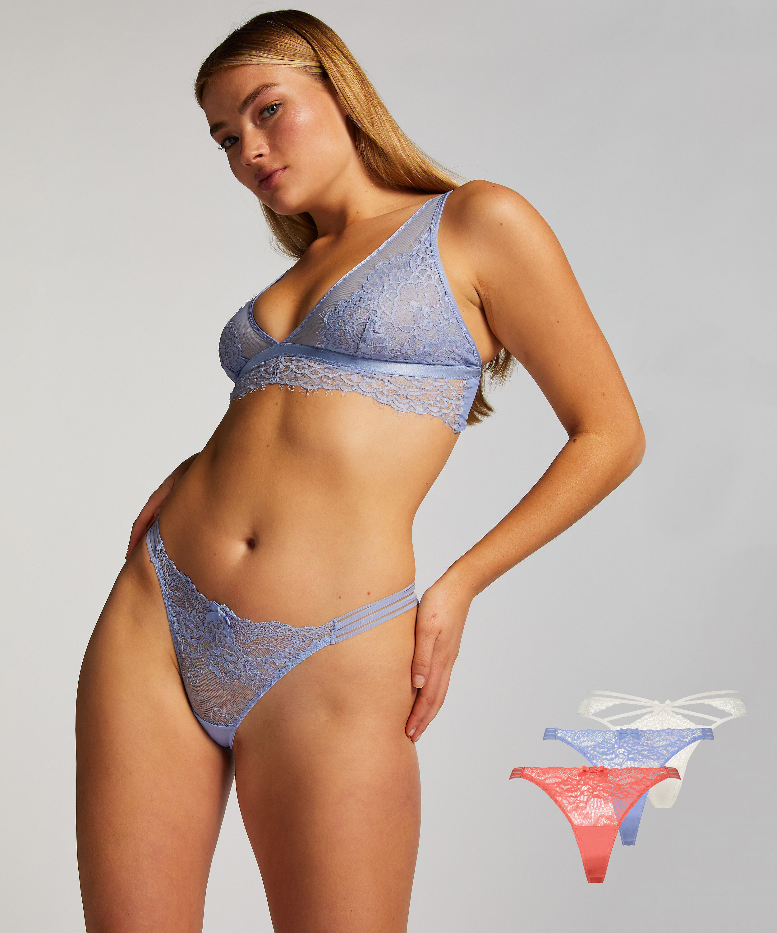 3-Pack Thong, Pink
