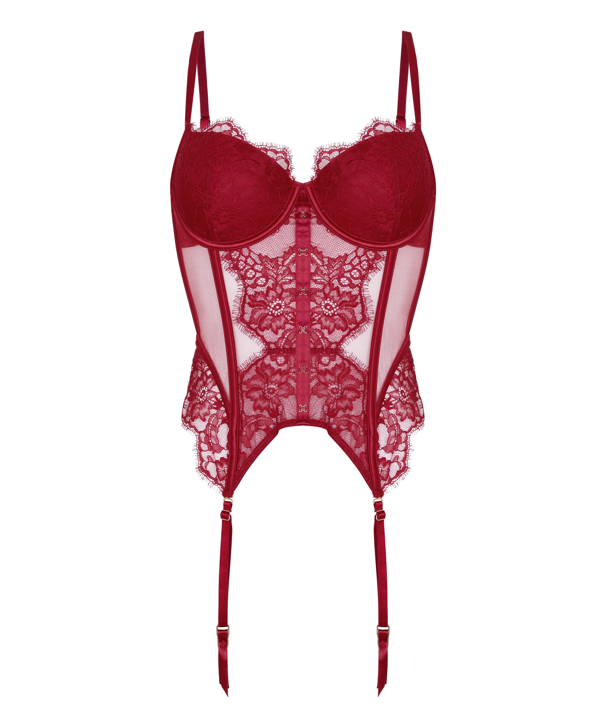 Bustier Cecilia, Red, main